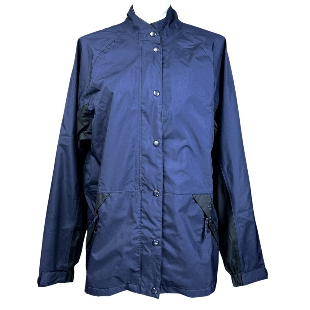 FootJoy Dryjoys Golf  Full Zip Vented Rain Jacket S Navy Windbreaker